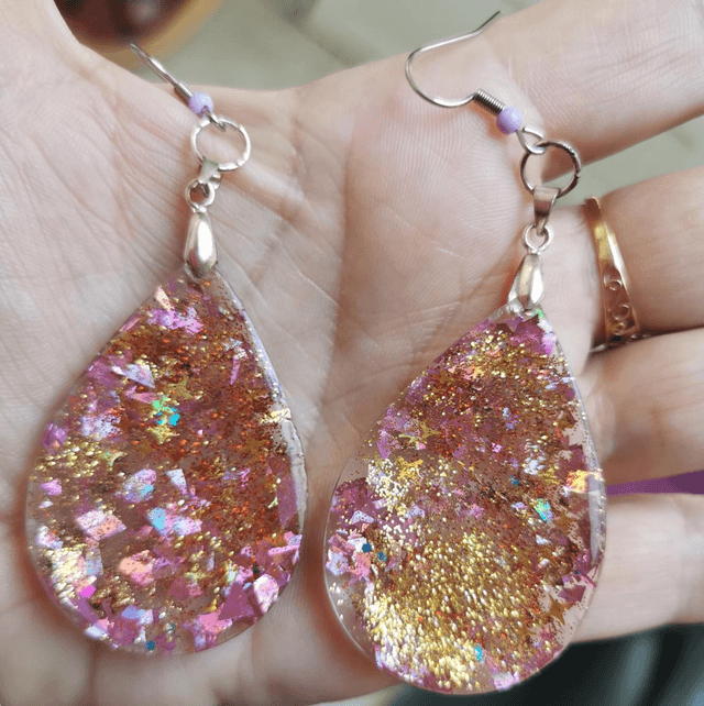 Boucles d'oreilles étincelantes