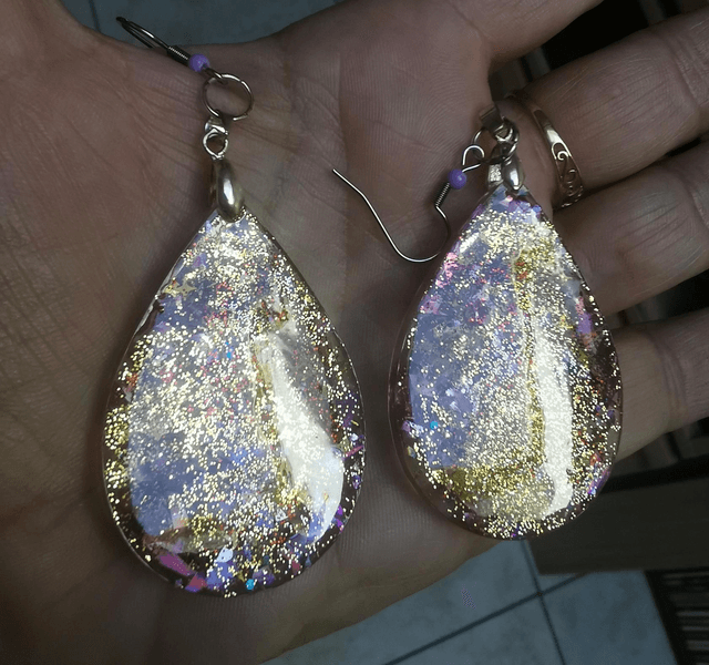 Boucles d'oreilles étincelantes