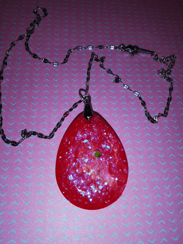 Pendentif rose 