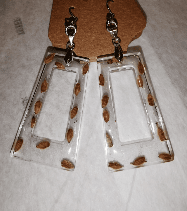Boucles d&#039;oreilles lavande 
